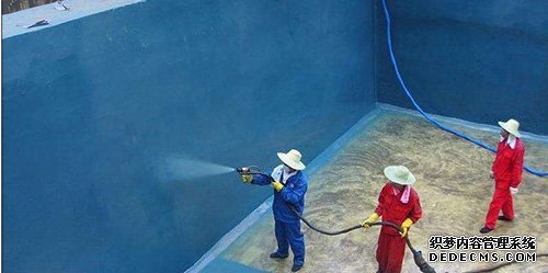 山東聚脲噴涂機(圖2) 罐體水池聚脲噴涂防腐防水