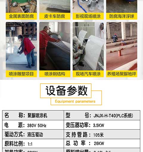 JNJX-H-T40聚脲噴涂機(圖3) JNJX-H-T40聚脲噴涂機 -3