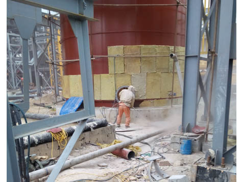 鋼結構聚脲噴涂機(圖1) 鋼結構聚脲噴涂機防腐施工案例